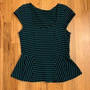 Anthropologie Peplum Top